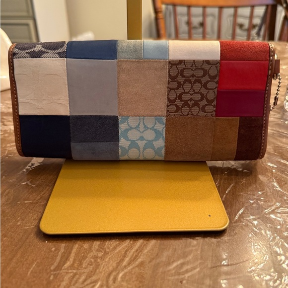 Coach Multicolor Patchwork Wallet - Picture 2 of 9